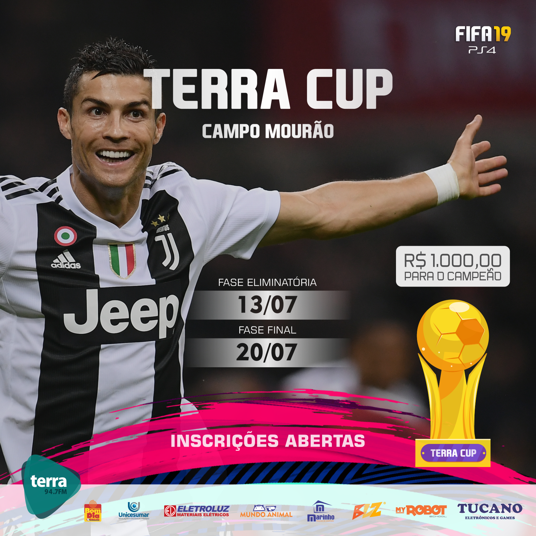Banner Terra Cup 3ª edição