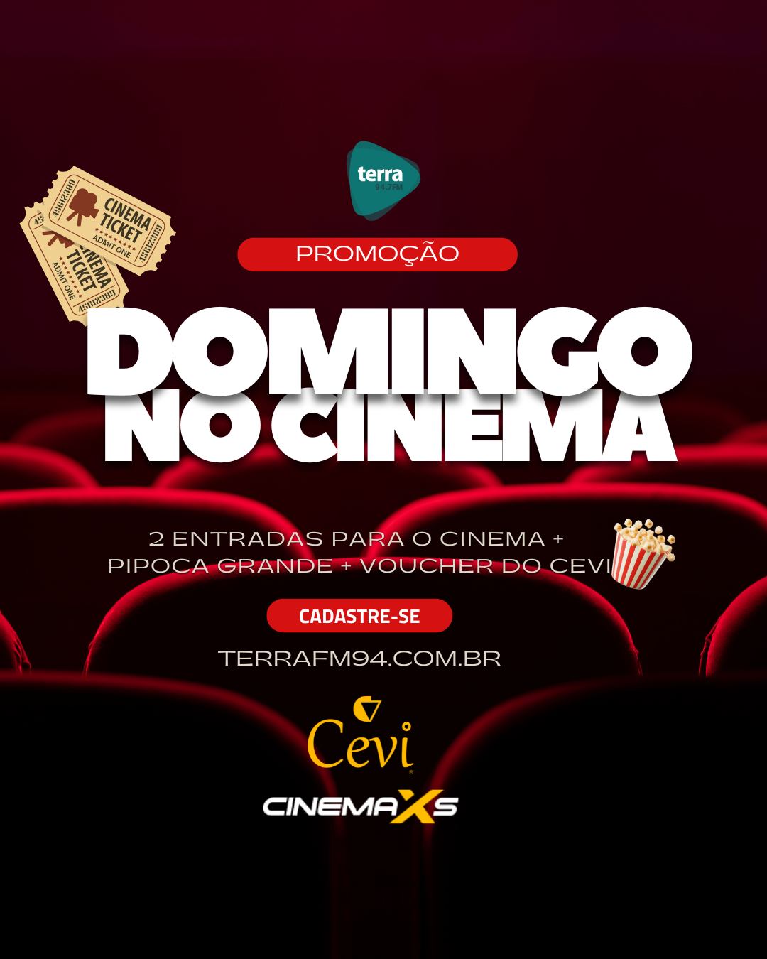 Banner Domingo no Cinema