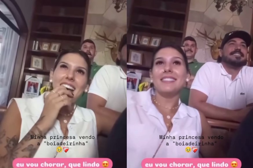 Ana Castela se emociona com cenas de desenho animado “Turma da Boiadeirinha”