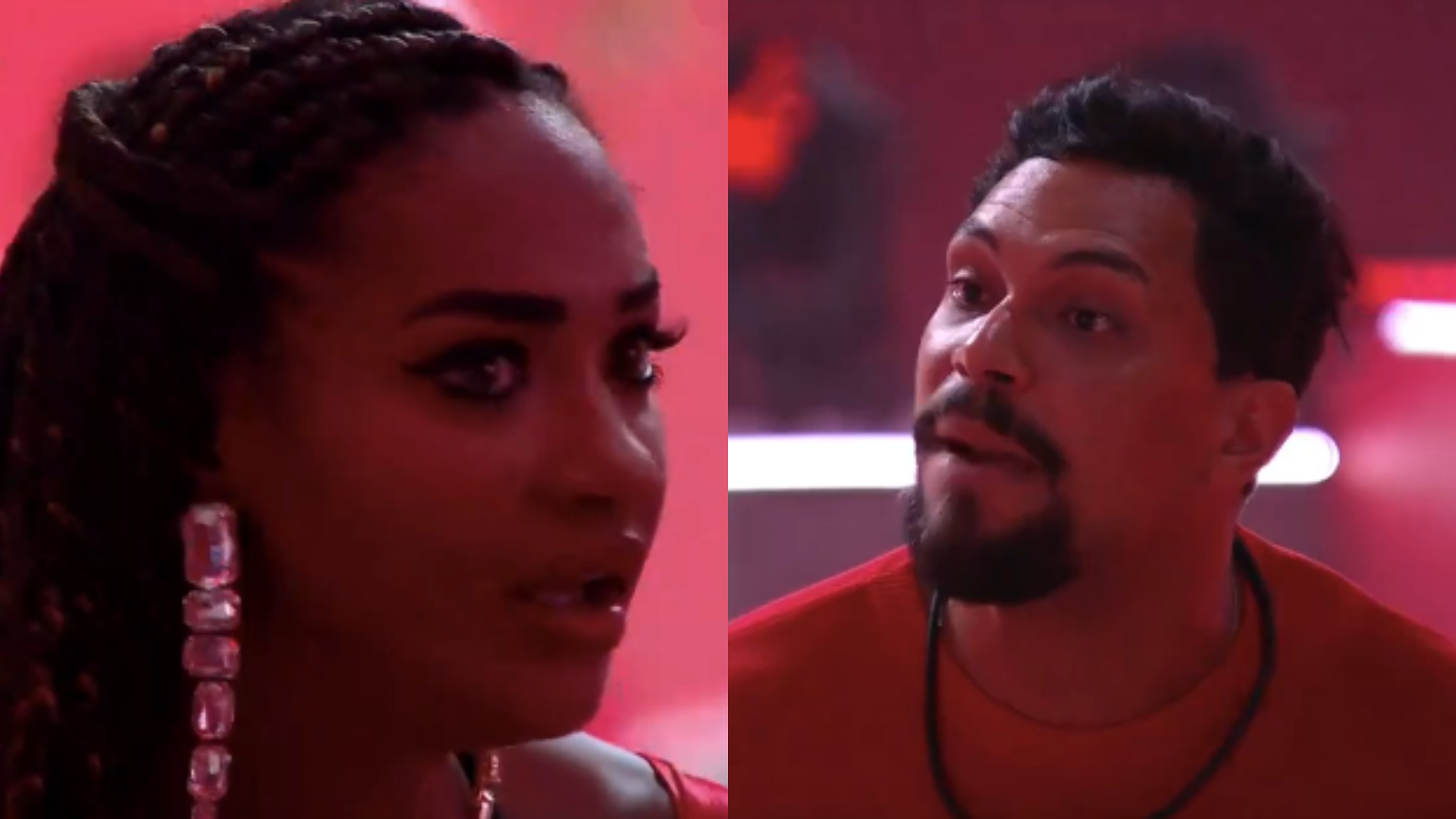 BBB25: Aline e Vinícius discutem feio em festa após sister entrar na mira: “Não sou o Diogo”; assista