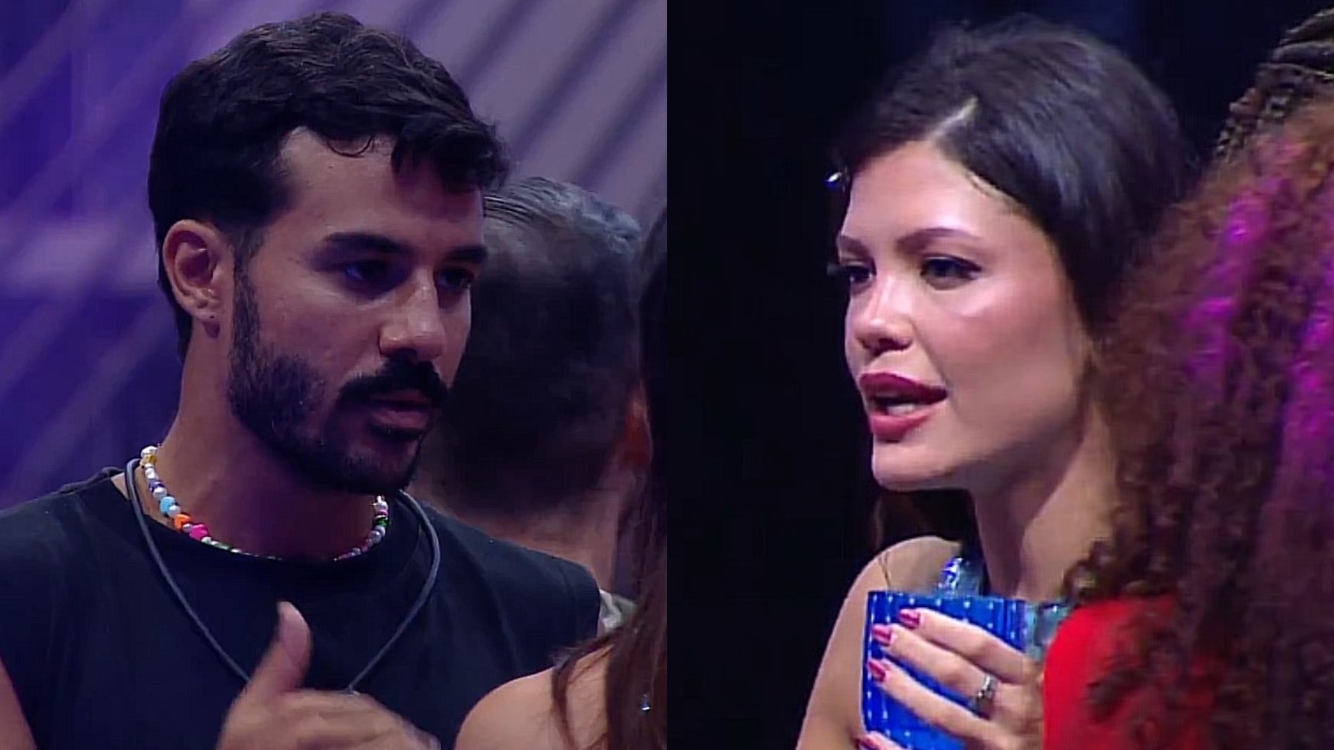 BBB25: Vitória Strada discute com Mateus após atitude dele com sister em festa: ‘Respeita um pouquinho’; assista