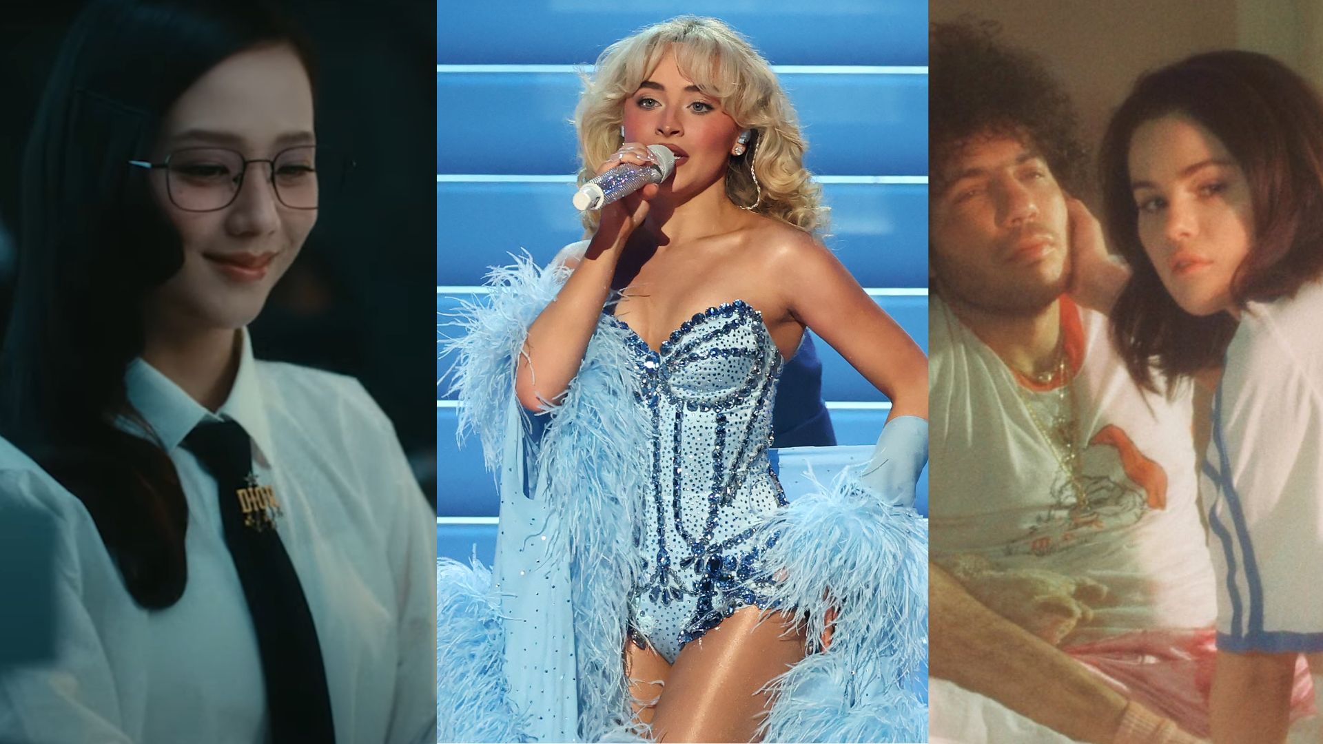 Lançamentos de Sexta: Hinário de Jisoo, hit de Selena Gomez com Benny Blanco e álbum deluxe de Sabrina Carpenter são destaques; confira!