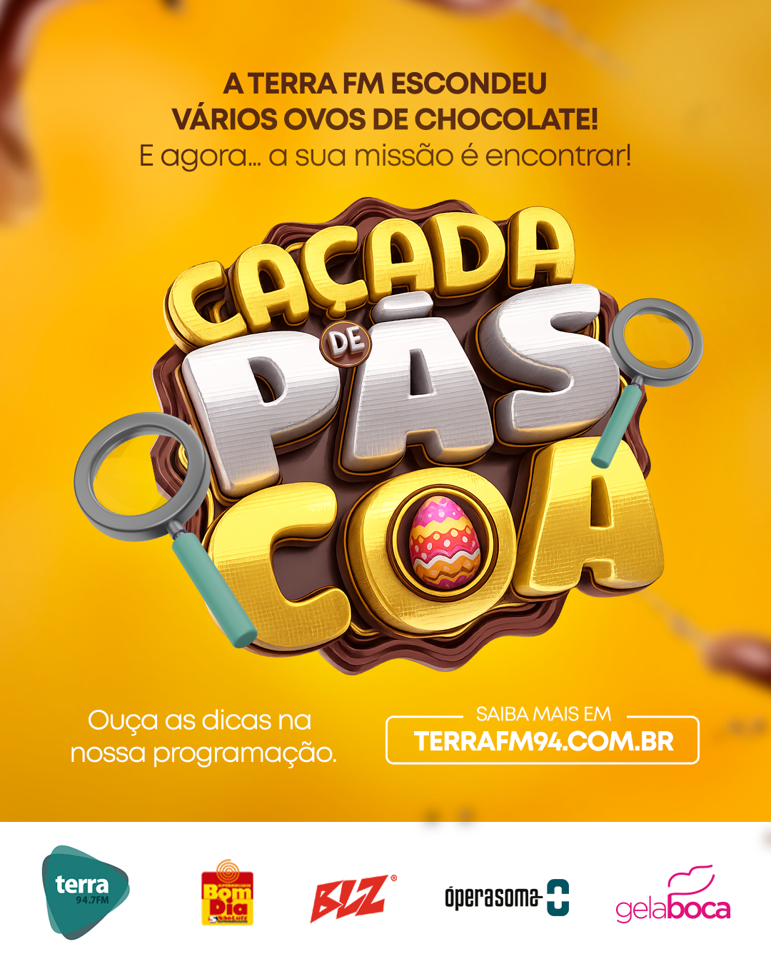 Banner CAÇADA DE PÁSCOA