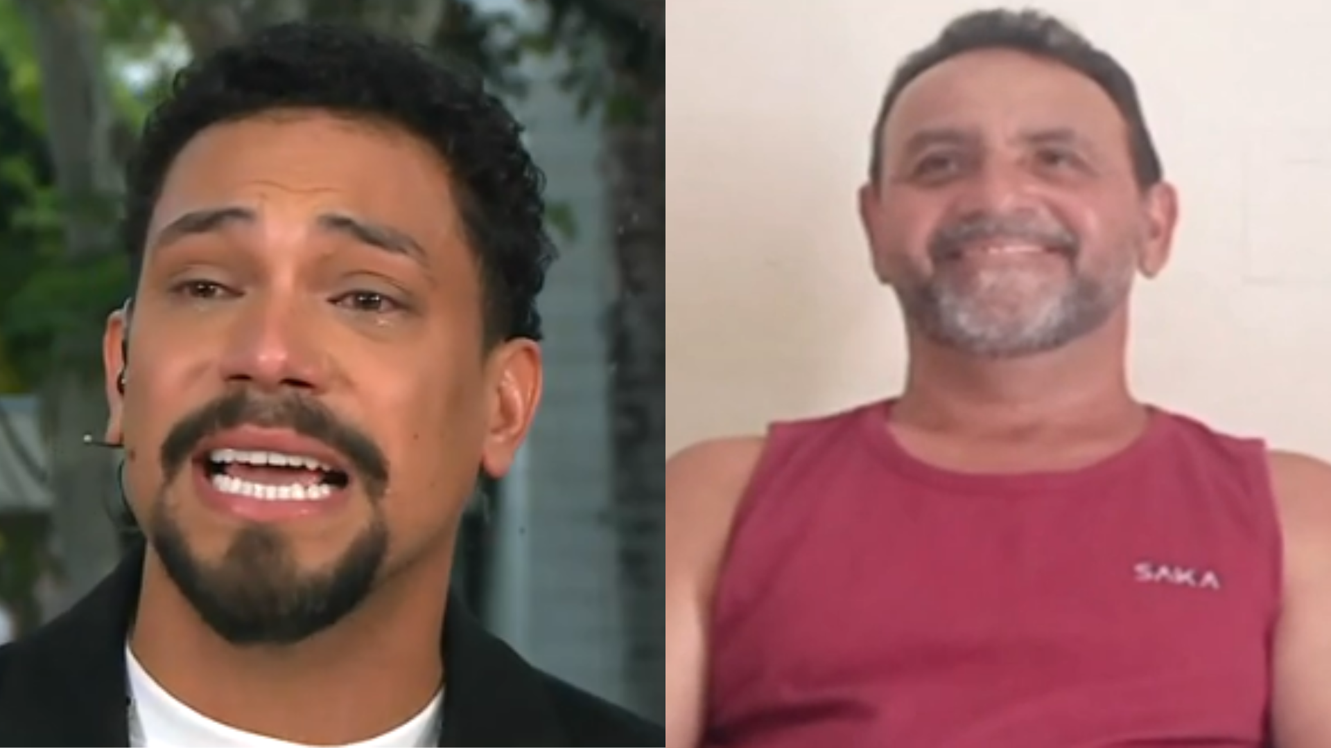 BBB25: Após declarar bissexualidade, Vinicius se emociona com recado do pai ao vivo no ‘Mais Você’; assista