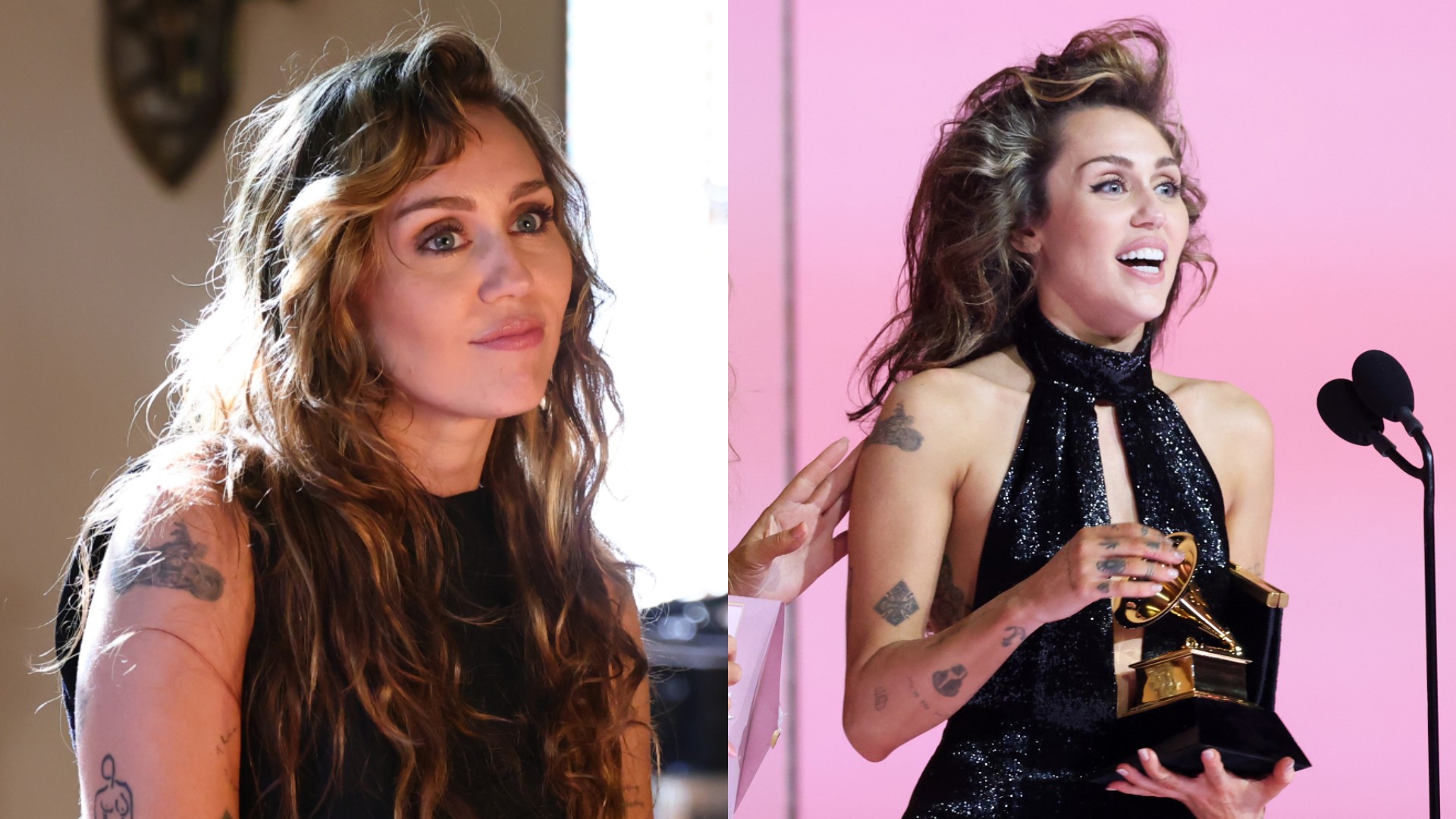 Exclusivo: Miley Cyrus dá a melhor resposta sobre ter demorado 17 anos para ganhar seu 1º Grammy; assista