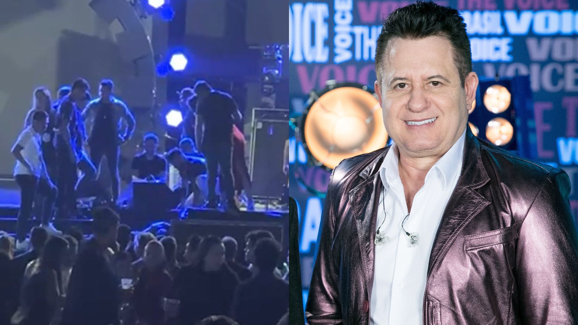 Vídeo: Marrone cai do palco durante show, bate a cabeça e equipe atualiza estado de saúde do cantor