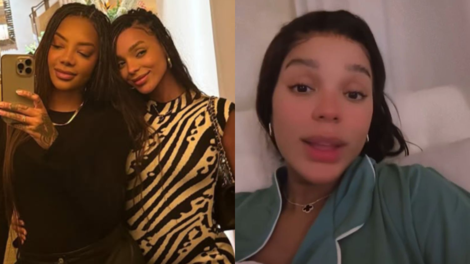 Brunna Gonçalves explica por que tem receio de expor a rotina da filha Zuri nas redes; assista