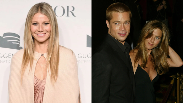 Gwyneth Paltrow teve reação afiada ao saber do casamento do ex, Brad Pitt, com Jennifer Aniston, diz biografia
