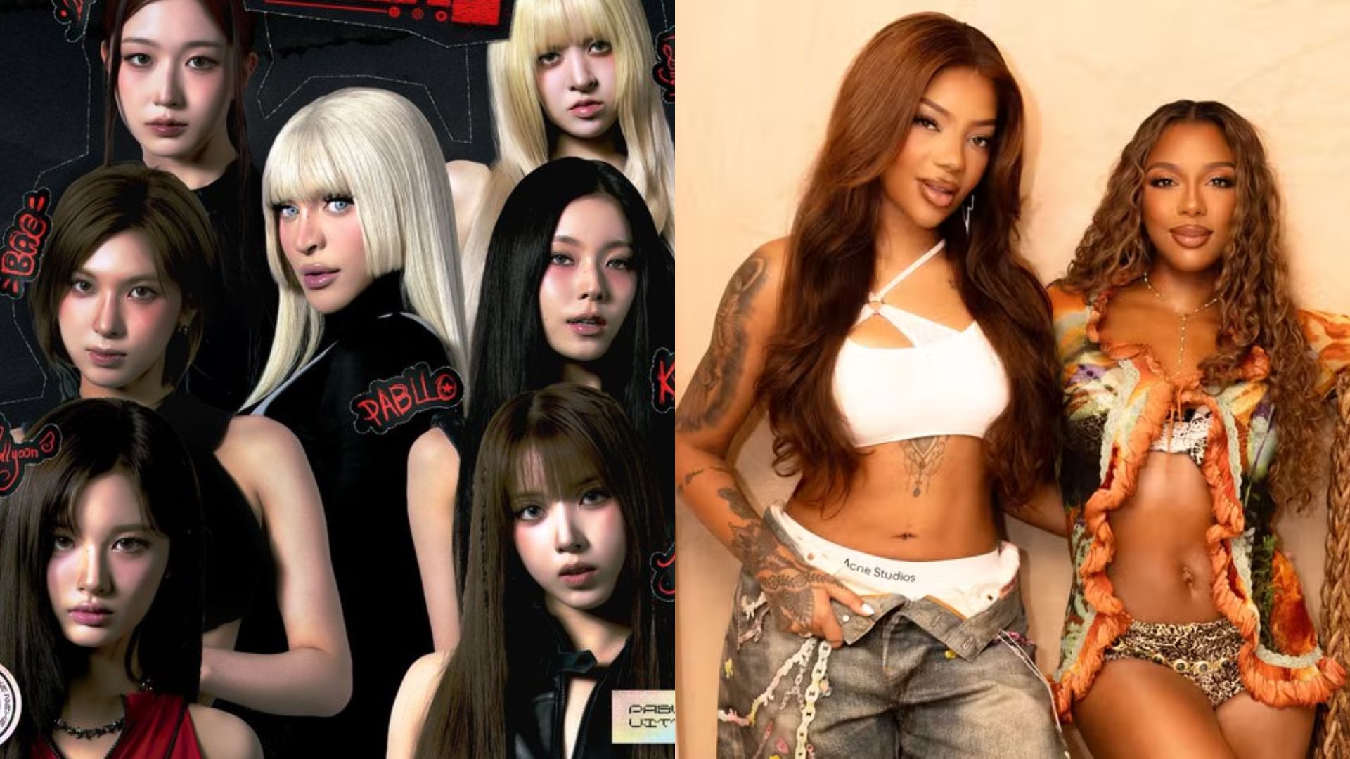 Lançamentos de Sexta: Internacionais! Parcerias aguardadas de Pabllo Vittar com NMIXX, e de Ludmilla com Victoria Monét são destaques; confira!