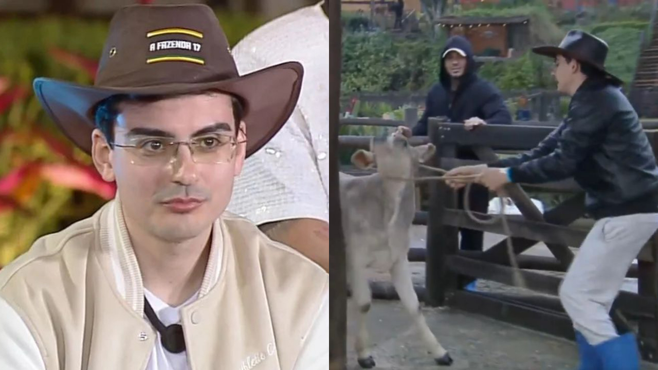 A Fazenda 17: Atitude de Dudu Camargo durante tarefa com animais gera críticas e pedidos de expulsão; Record se manifesta — assista
