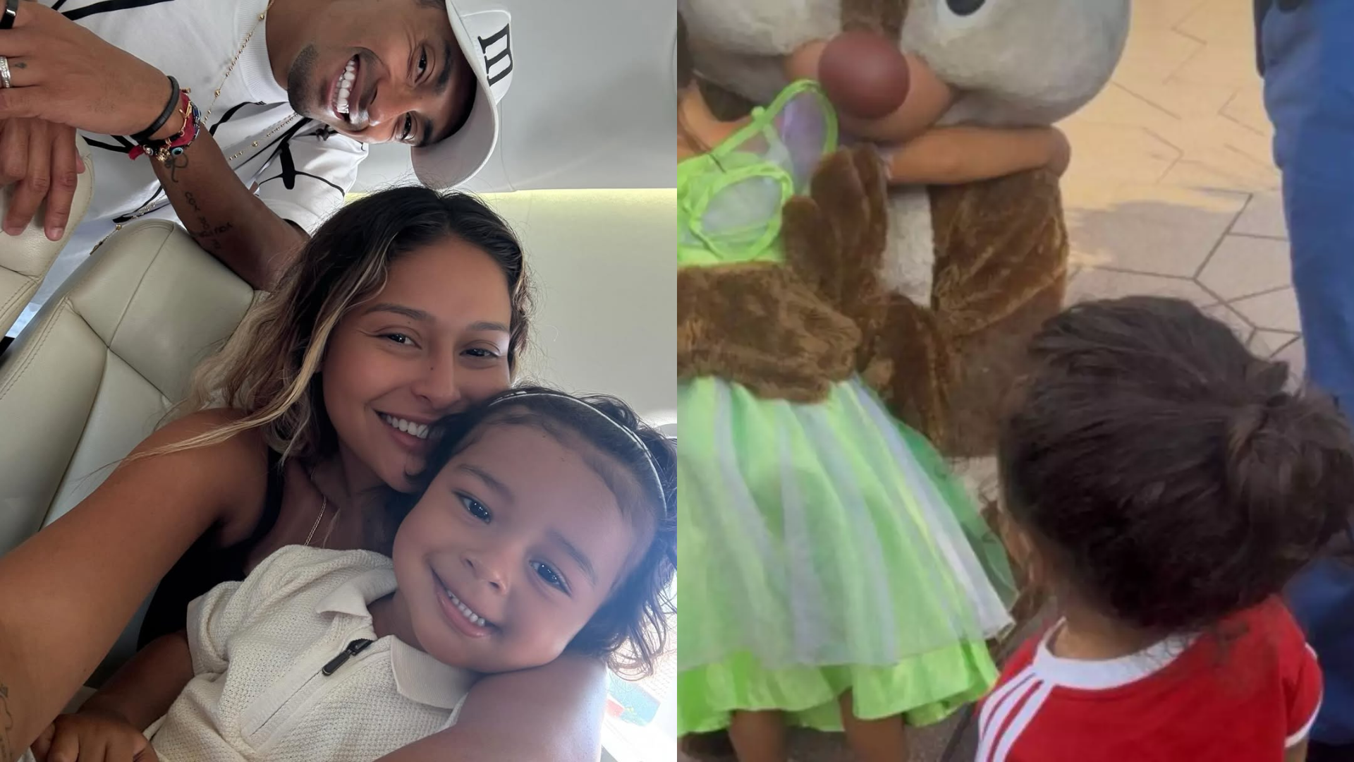 Raphinha e esposa denunciam racismo contra filho na Disney em Paris, e vídeo da cena choca: ‘Esquilo nojento’; assista