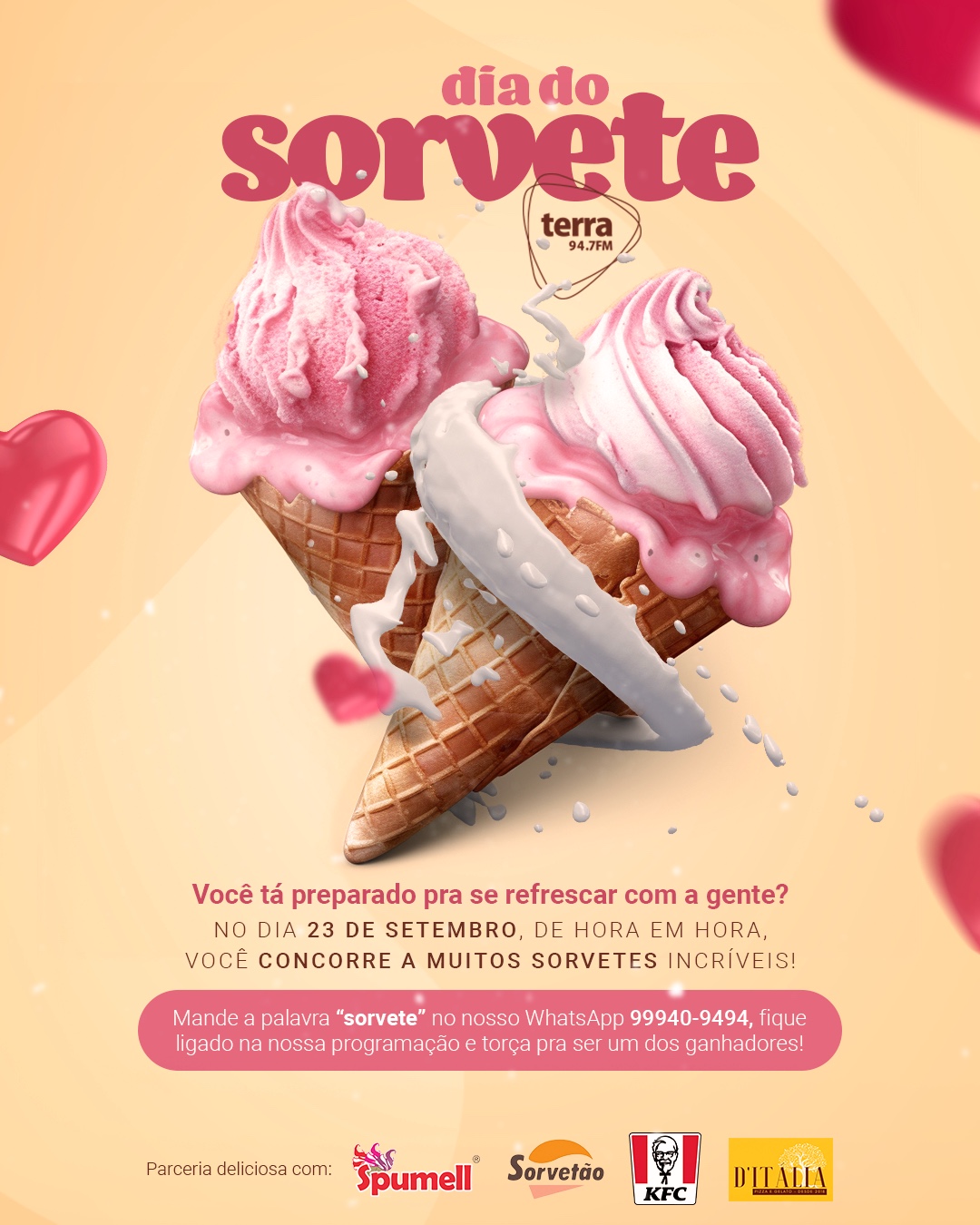 Banner Dia dos Sorvete – 2025