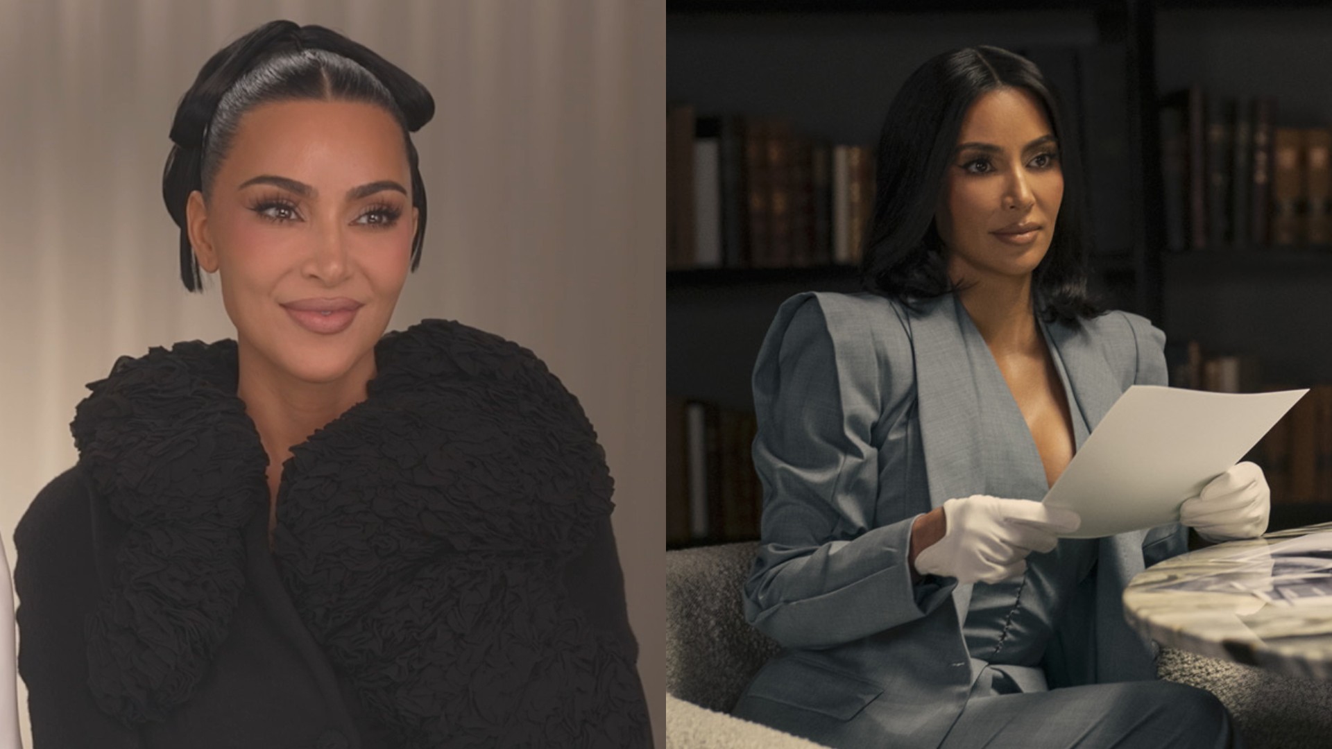 Exclusivo: Kim Kardashian revela como o próprio divórcio a ajudou em nova série “Tudo é Justo”, e se anima com vinda ao Brasil e nossas comidas; assista