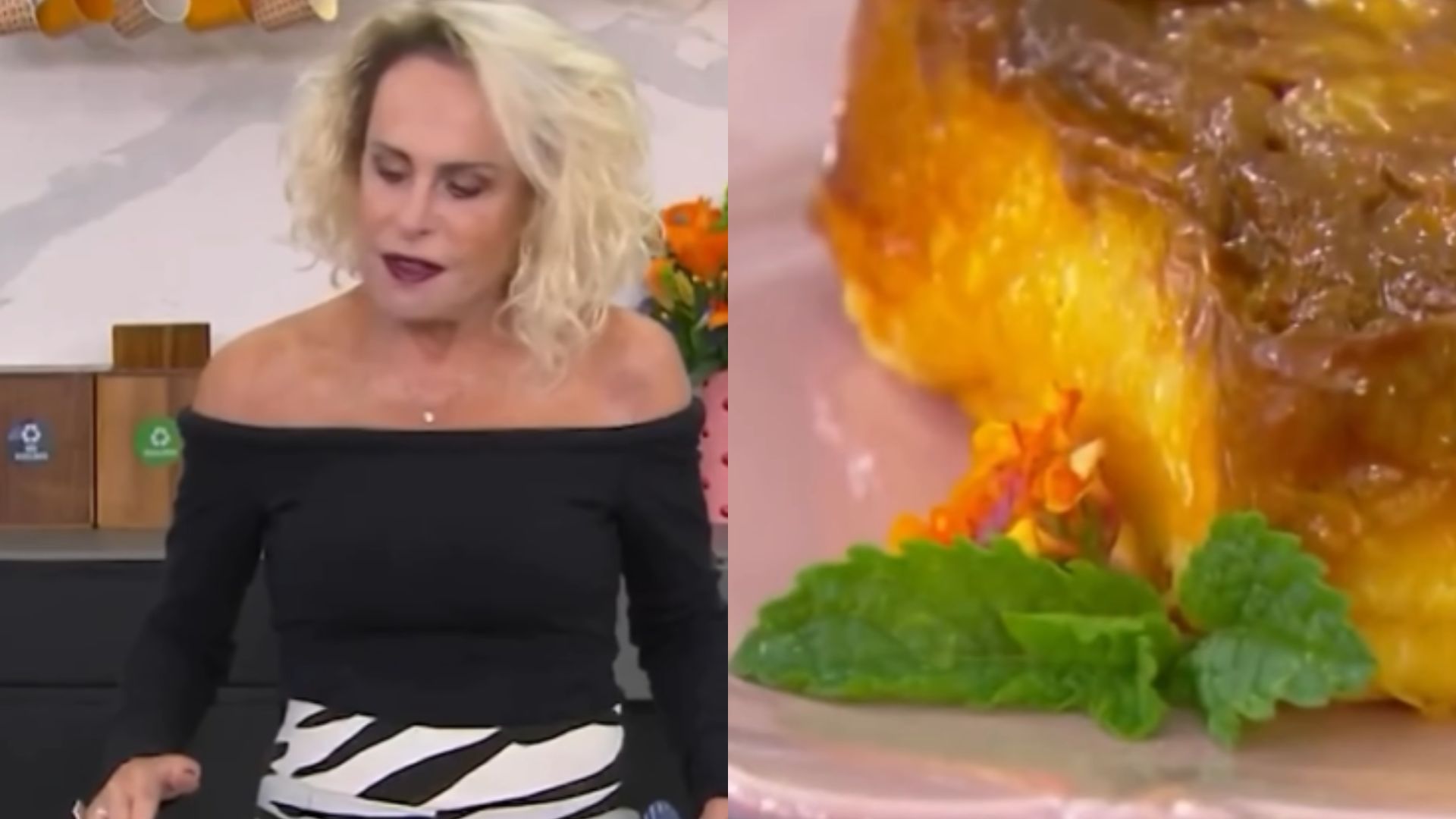 Ana Maria Braga tem a reação mais sincerona na hora de provar pudim proteico ao vivo; assista