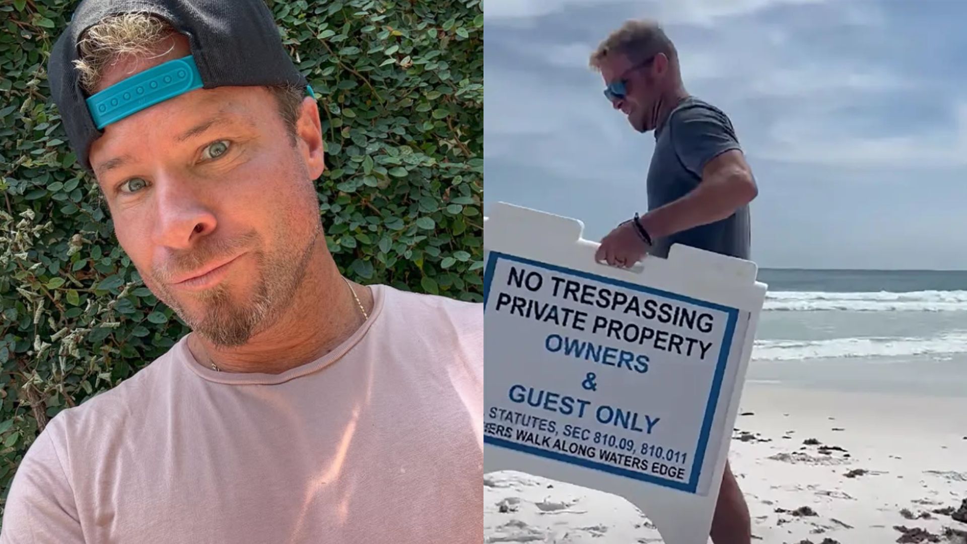 Brian Littrell, do Backstreet Boys, processa mulher por invadir sua praia particular na Flórida
