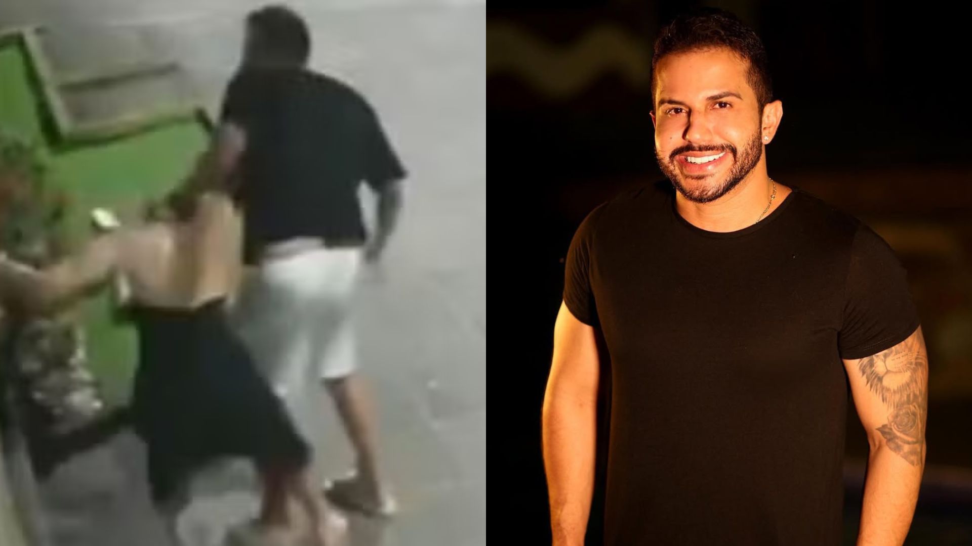 Câmera de segurança registra Babal Guimarães agredindo a namorada; Lucas Guimarães reage a vídeo: “Que pague pelo que fez”