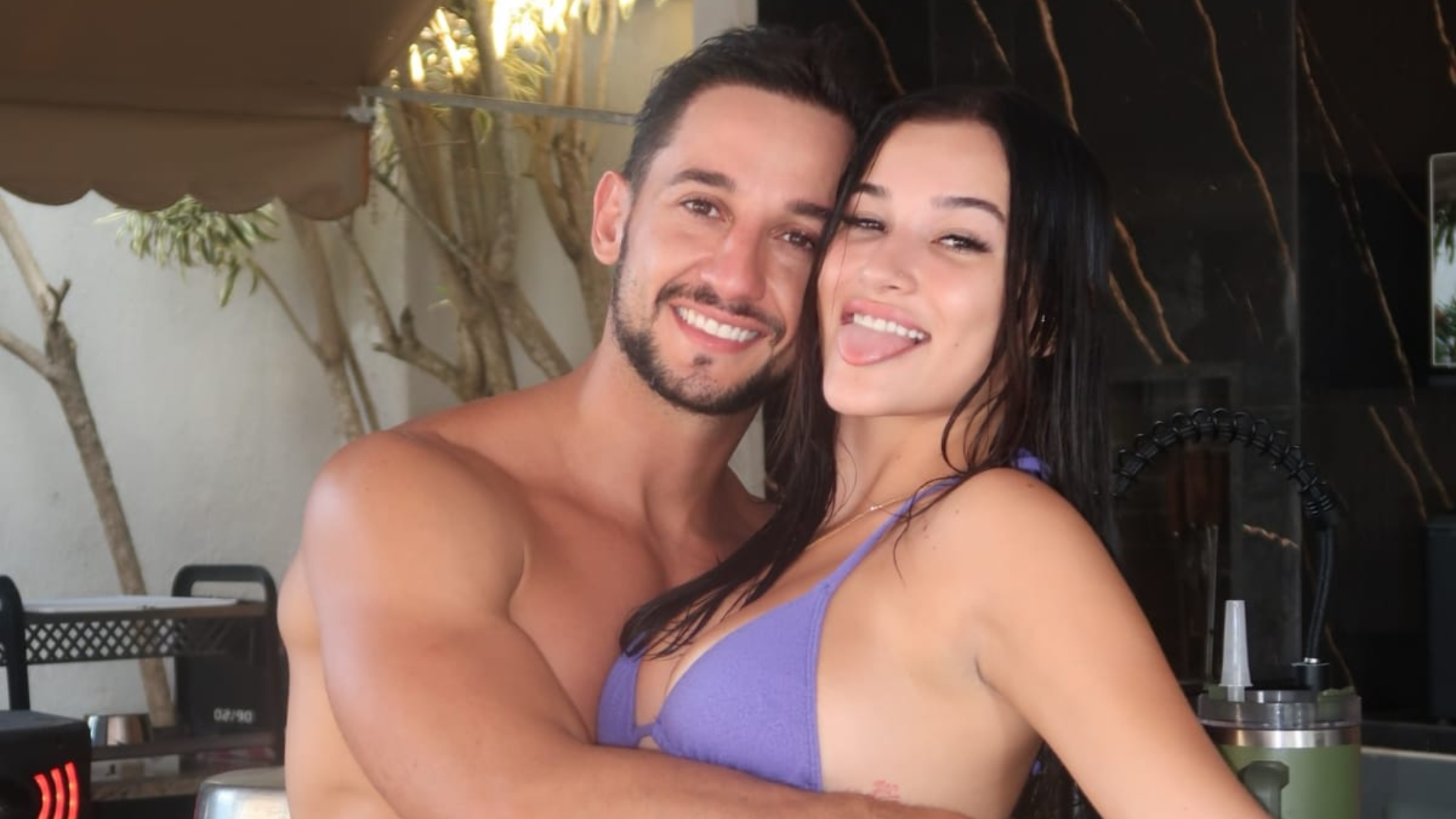 Luiz Otávio Mesquita surpreende Duda Wendling com pedido de namoro e mostra os detalhes; assista