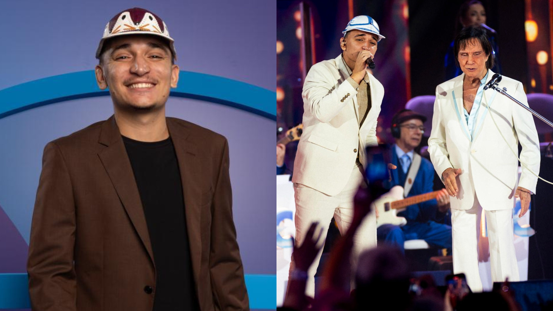 João Gomes se manifesta após fãs apontarem suposto “climão” com Roberto Carlos em especial de Natal