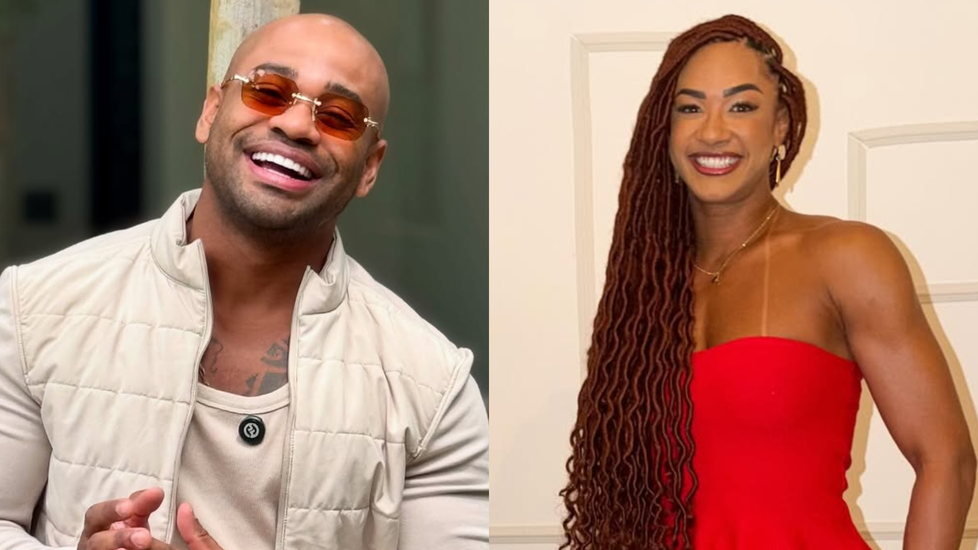 Cezar Black e Aline Patriarca são flagrados aos beijos na virada; assista