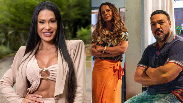 Gracyanne Barbosa reage ao ver Belo e Viviane Araujo em “Três Graças”, e choca ao revelar a cena que aguarda; assista