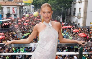 Marina Ruy Barbosa tem melhor reação a vídeo viral de cambaleada em trio de Anitta; assista