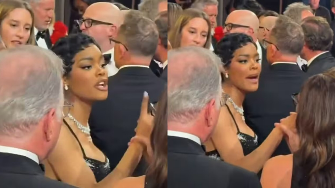 Oscar 2025: Teyana Taylor tem treta com segurança em vídeo tenso, e revela o real motivo; assista