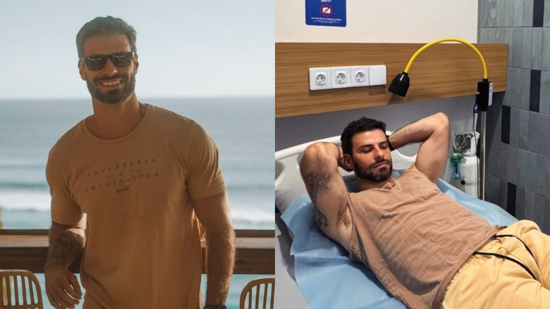 Ator Lucas Malvacini é hospitalizado após ataque de ácaros na Indonésia e impressiona ao mostrar imagens: “Fui devorado”