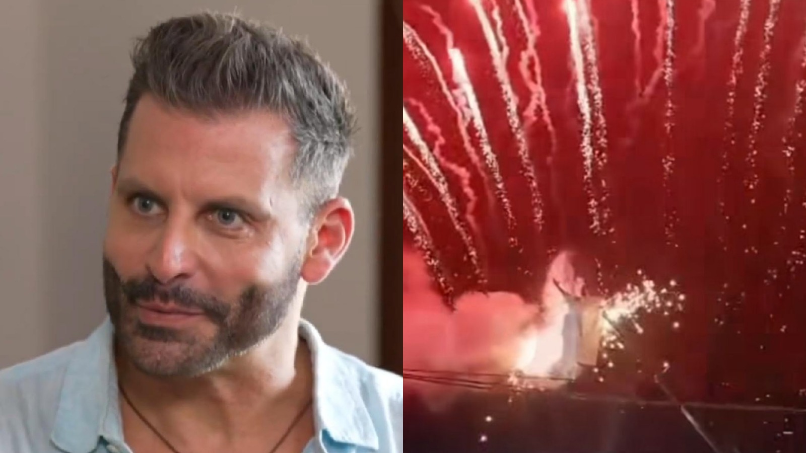 Vídeo: Henri Castelli se envolve em acidente com fogo durante “A Paixão de Cristo” e assusta público