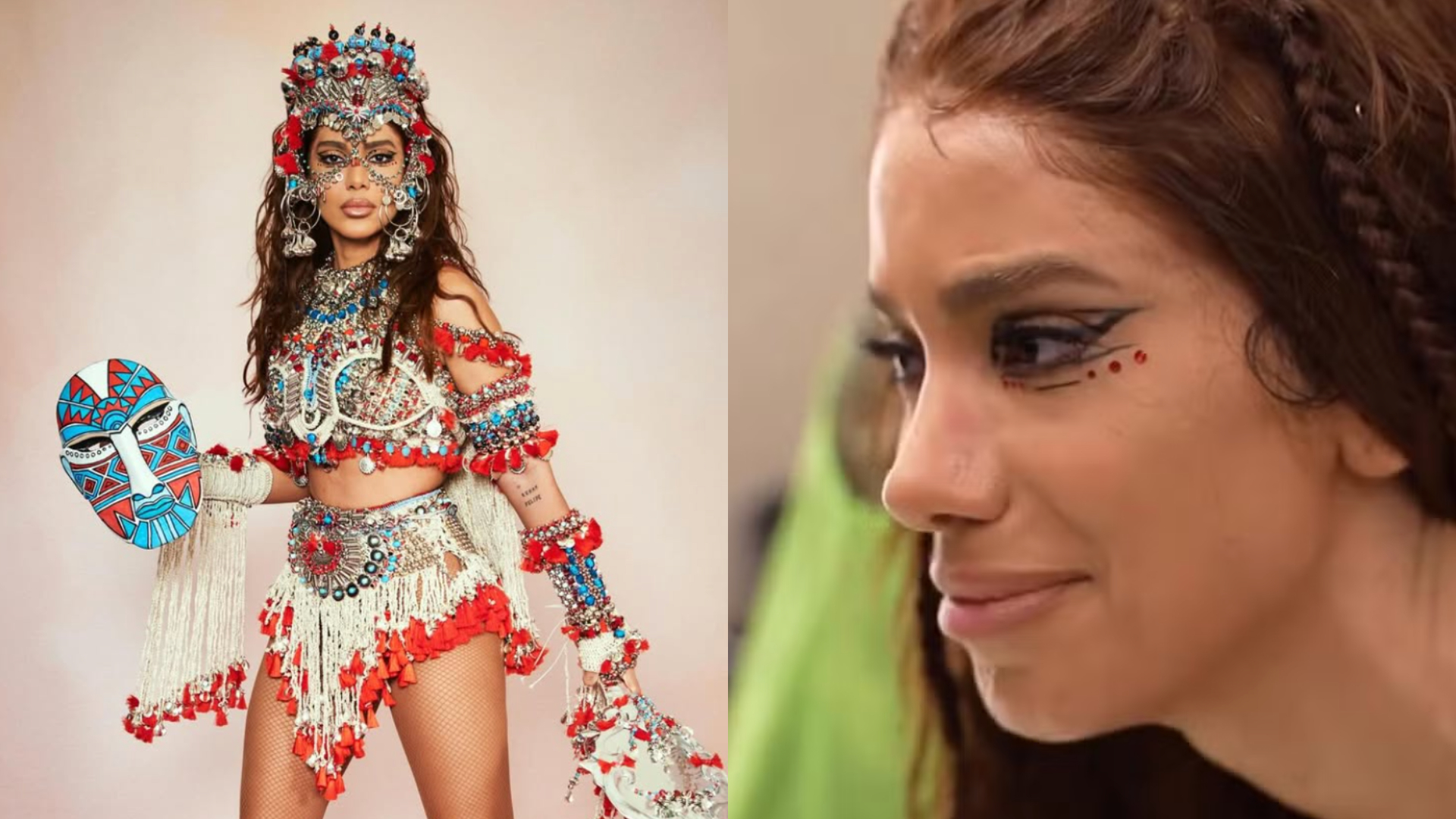 Anitta revela perrengue em bloco no RJ, chora e explica receio: “Estava desesperada”; assista