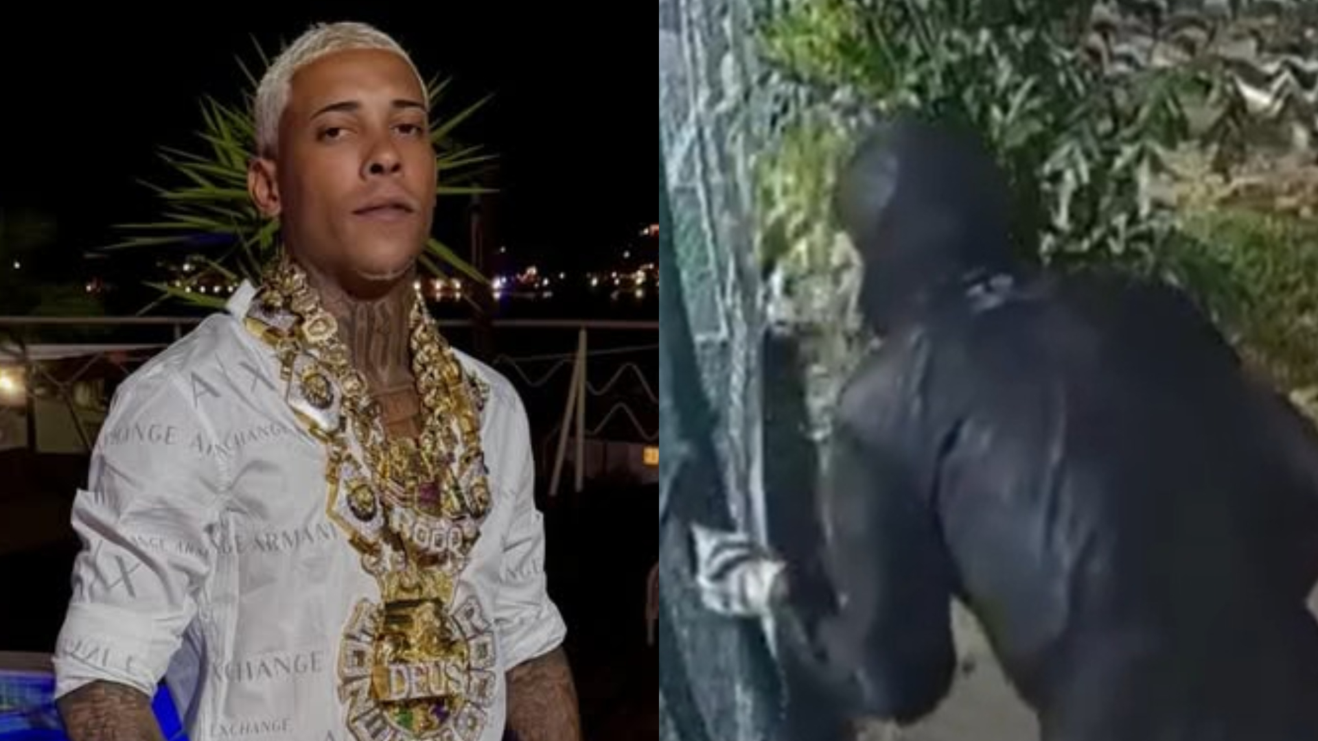 Vídeo: Câmeras de segurança mostram ação de homens armados que invadiram mansão de MC Poze do Rodo