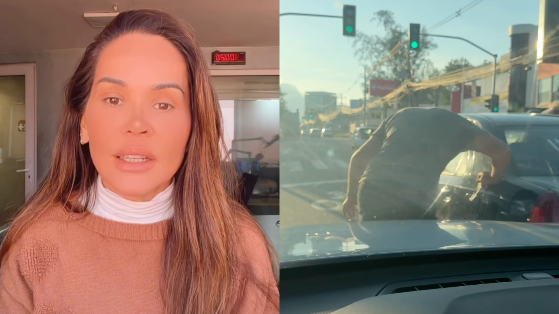 Apresentadora do SBT Isabele Benito relata ataque após batida no RJ, mostra imagens e desabafa: “Fiquei apavorada”; assista