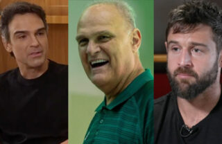 Filho de Oscar Schmidt se emociona em 1ª entrevista após perda do pai e revela real causa da morte; Tadeu Schmidt dá lindo depoimento sobre o irmão; assista