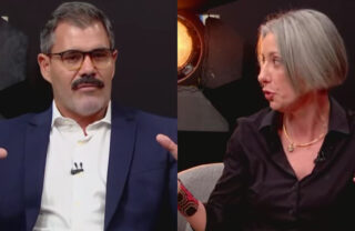 Juliano Cazarré defende “maior encontro de homens do Brasil” em debate e leva invertida ao vivo de psicanalista; assista