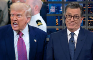 Donald Trump comemora saída de Stephen Colbert do “The Late Show” e debocha de apresentador em vídeo; assista