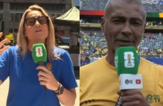 Copa do Mundo 2026: Fernanda Gentil se pronuncia após fala de Romário em transmissão ao vivo; assista