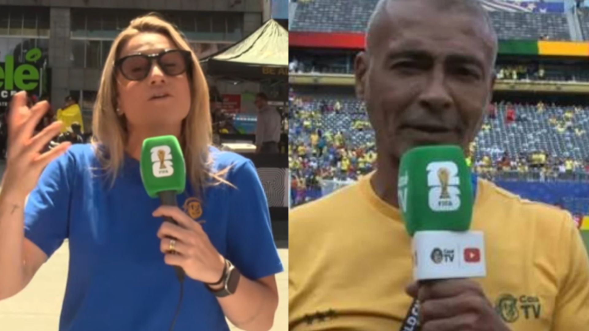 Copa do Mundo 2026: Fernanda Gentil se pronuncia após fala de Romário em transmissão ao vivo; assista