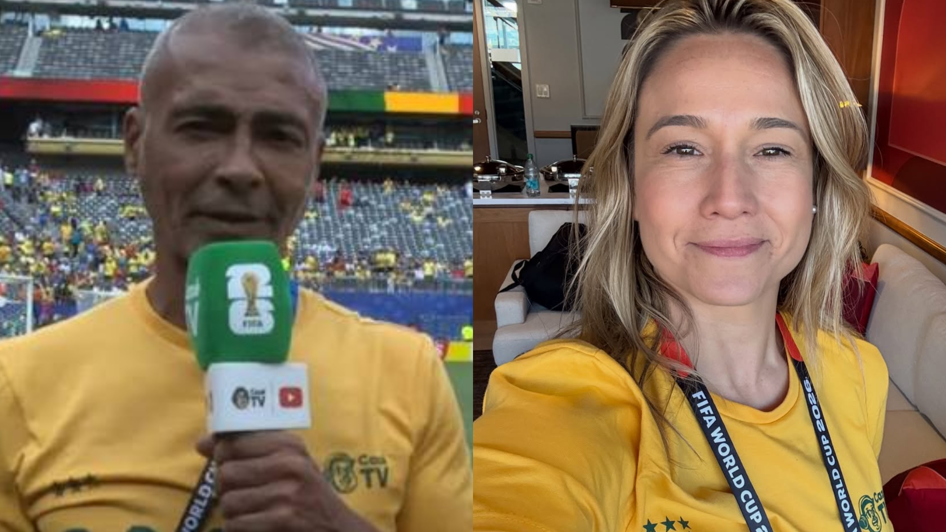 Copa do Mundo 2026: Fala de Romário para Fernanda Gentil em transmissão ao vivo gera críticas: ‘Machista’; assista