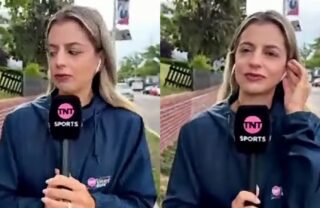 Repórter da TNT Sports se depara com rato morto durante entrada ao vivo na Copa do Mundo, e reação viraliza; assista