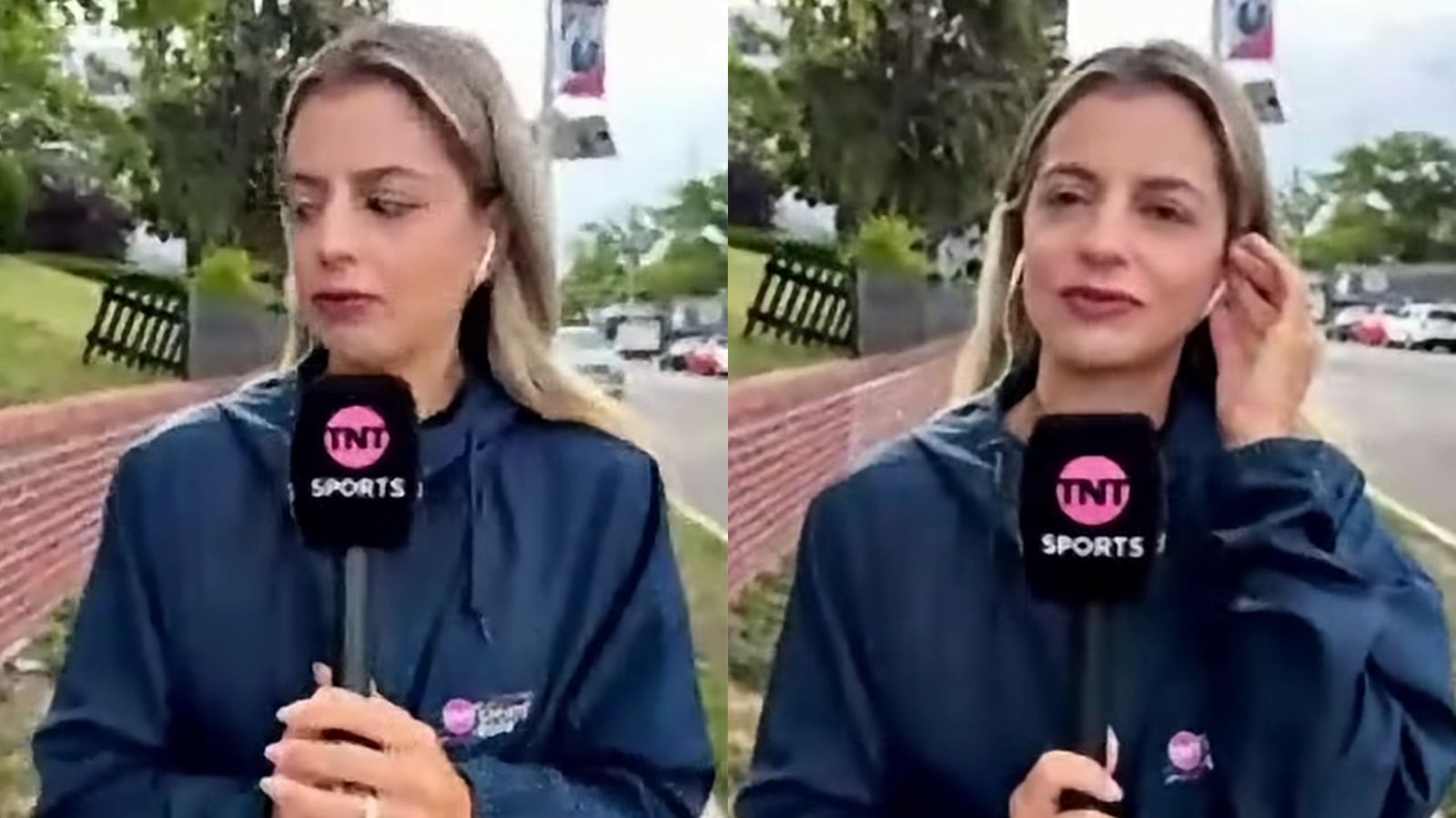 Repórter da TNT Sports se depara com rato morto durante entrada ao vivo na Copa do Mundo, e reação viraliza; assista