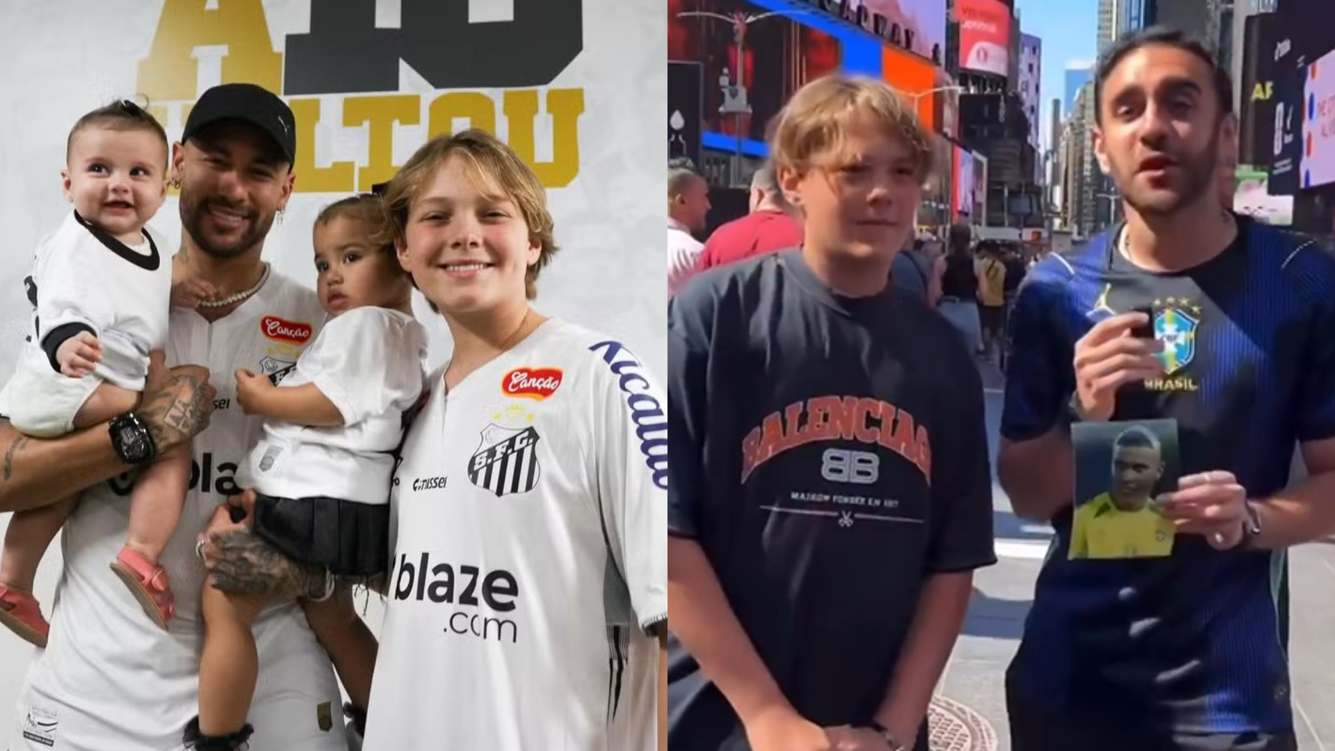 Davi Lucca, filho de Neymar, é parado por influenciador em rua dos EUA e surpreende ao revelar quem é; assista