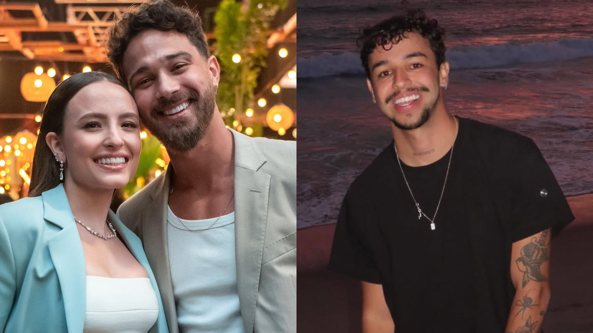Influenciador Lázaro Freitas se pronuncia após acusar André Luiz Frambach de tentar agredi-lo por causa de Larissa Manoela; assista