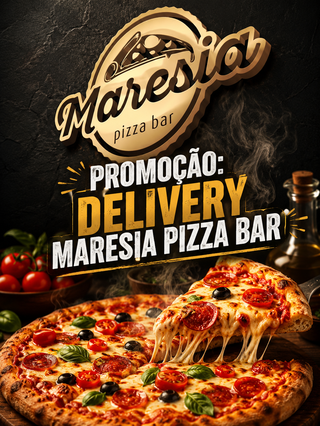 Banner DELIVERY MARESIA PIZZA BAR