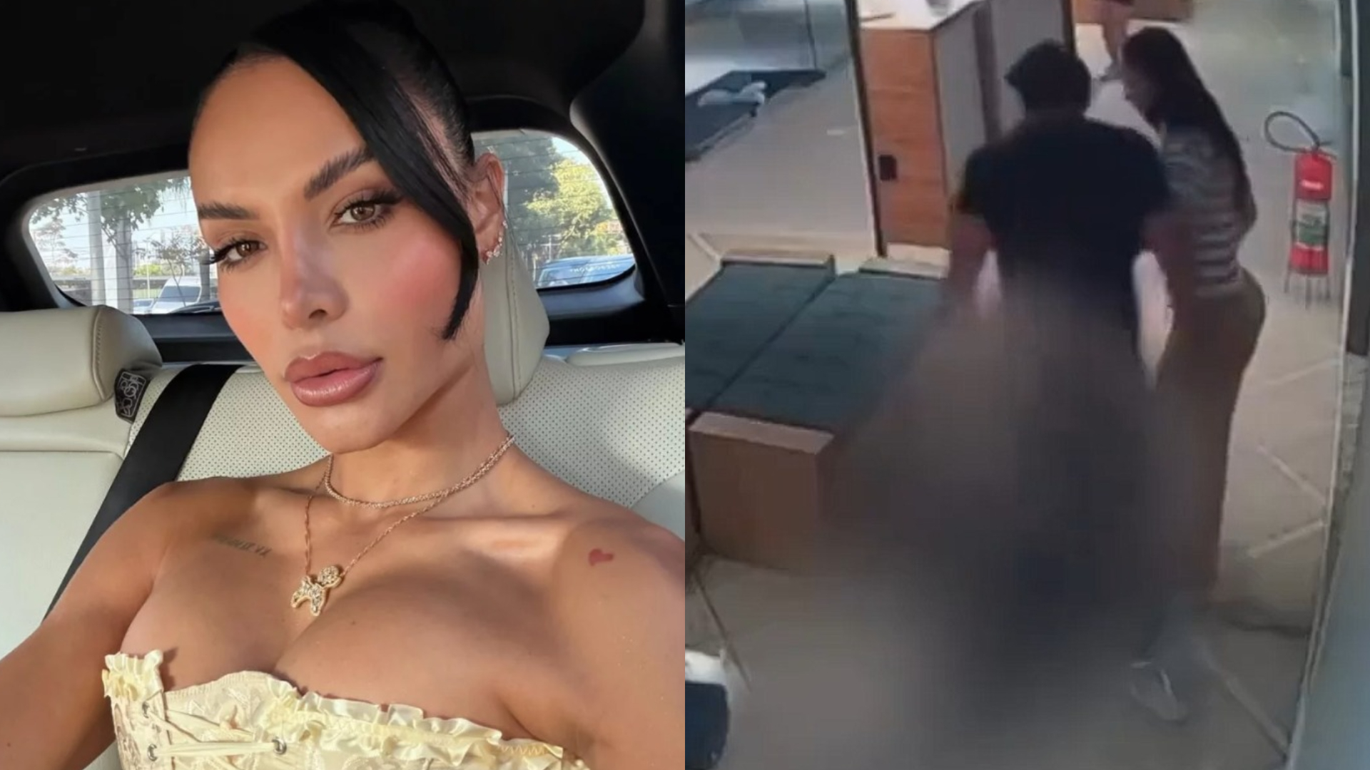 Aline Mineiro dá sua versão sobre o que aconteceu após namorado agredir jovem em condomínio de SP; assista