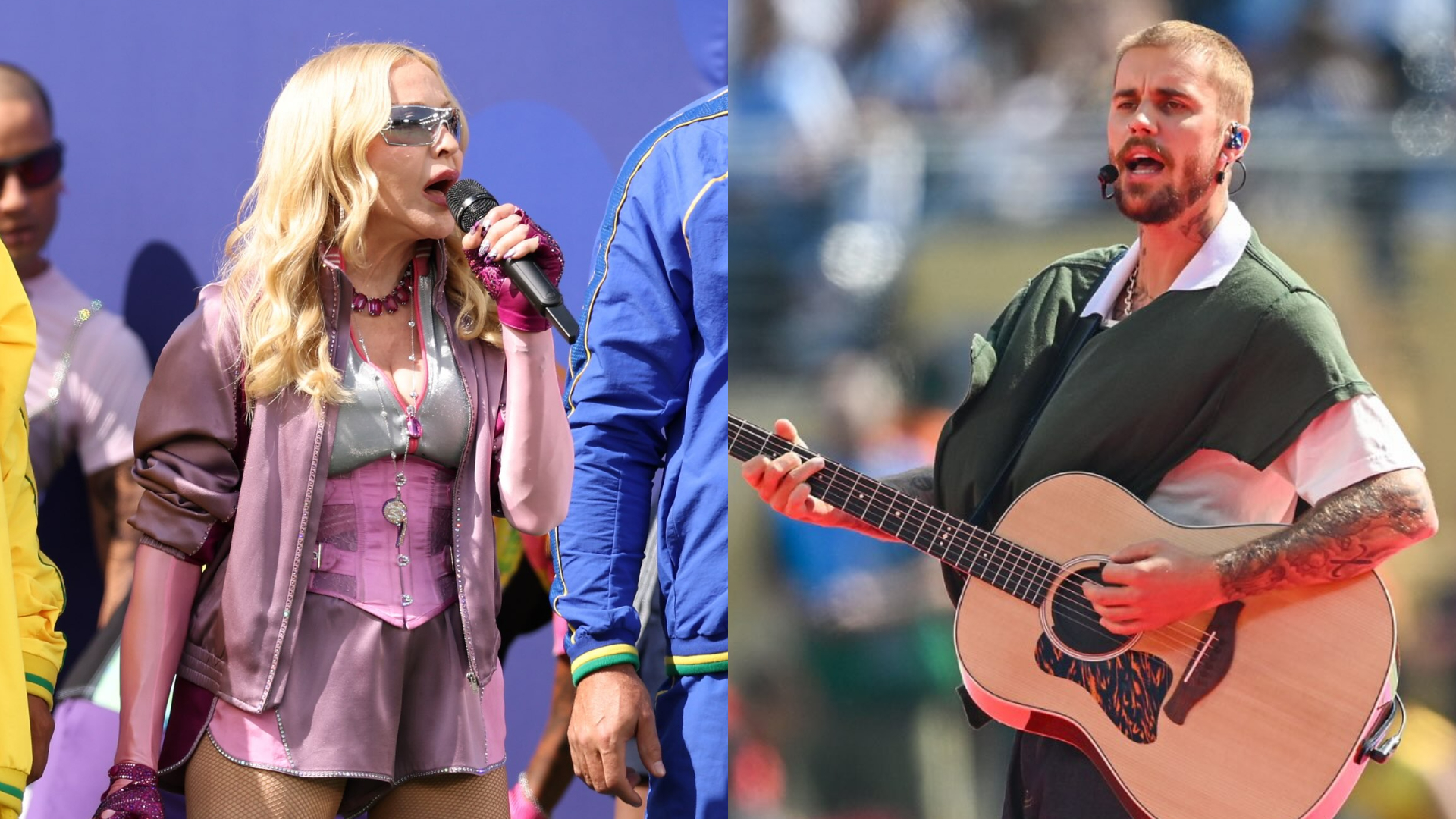Fonte aponta desentendimento entre Justin Bieber e Madonna nos bastidores de show da Copa do Mundo e revela o motivo de “tensão real”