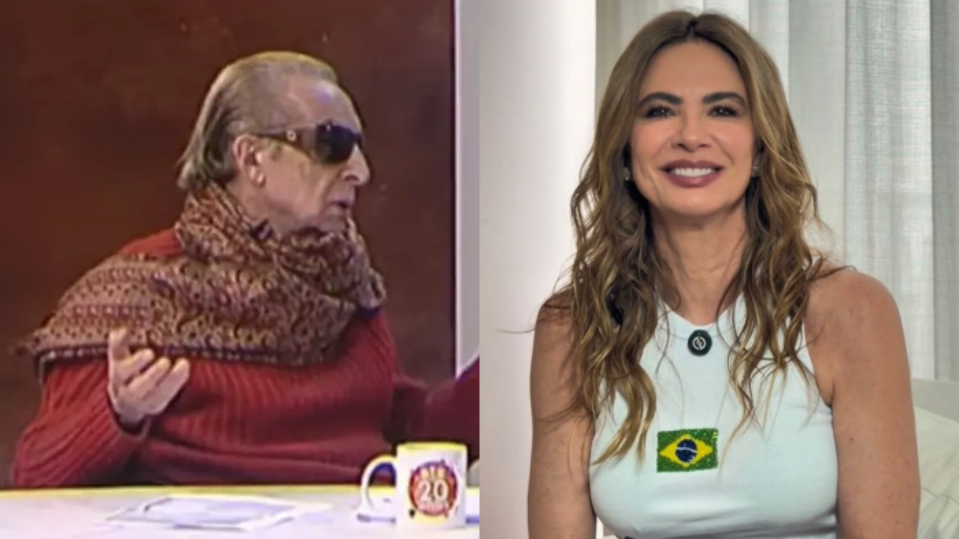 Ronaldo Esper critica corpo de Luciana Gimenez em foto de biquíni ao vivo na TV, e apresentadora dá resposta afiada; assista