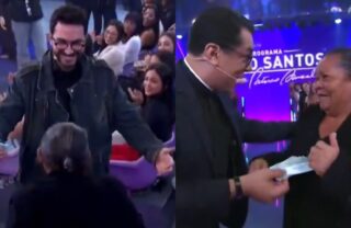 Padres Fábio de Melo e Chrystian Shankar emocionam plateia com atitude inesperada após disputa no SBT; assista