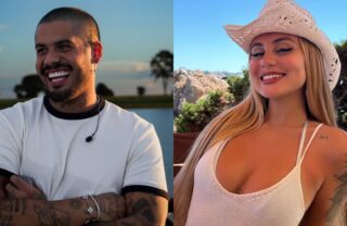 Zé Felipe e Lara Jucá são flagrados em clima de romance após show no RJ, e web reage; veja fotos