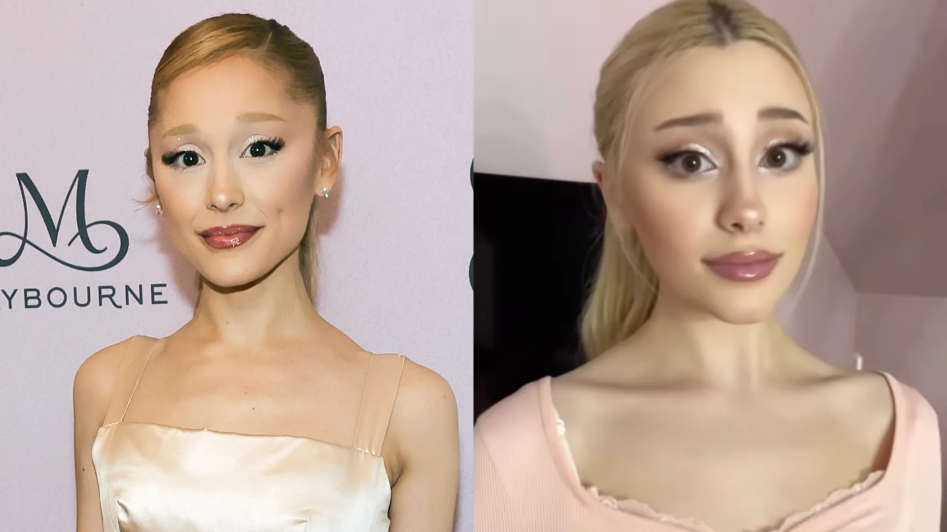 Sósia polêmica de Ariana Grande revela DM que recebeu da cantora e conselho inesperado: ‘Precisava te dizer isso’