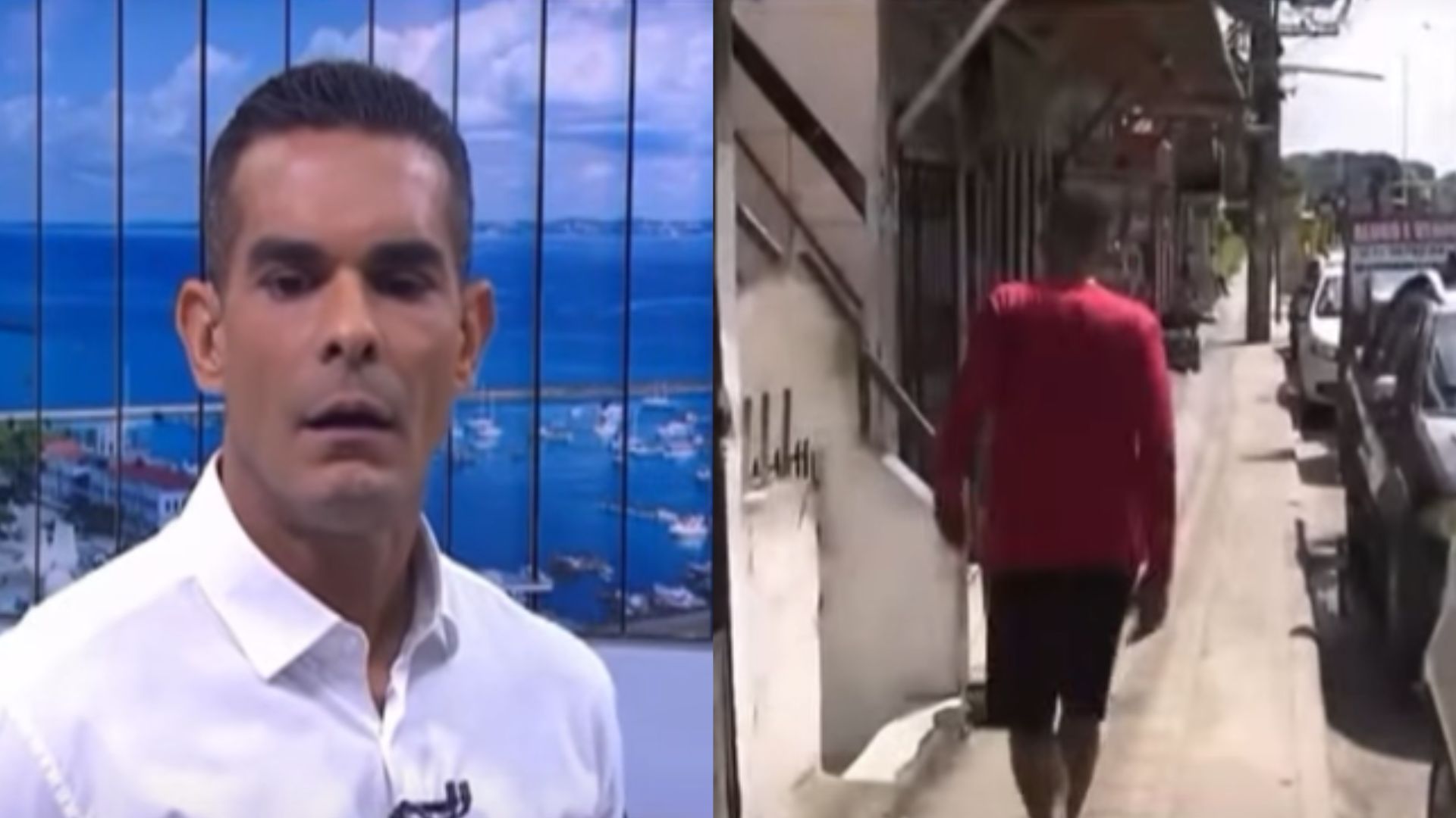 Equipe da Record sofre ameaça ao vivo durante cobertura de homicídio: “Chama a polícia”; assista