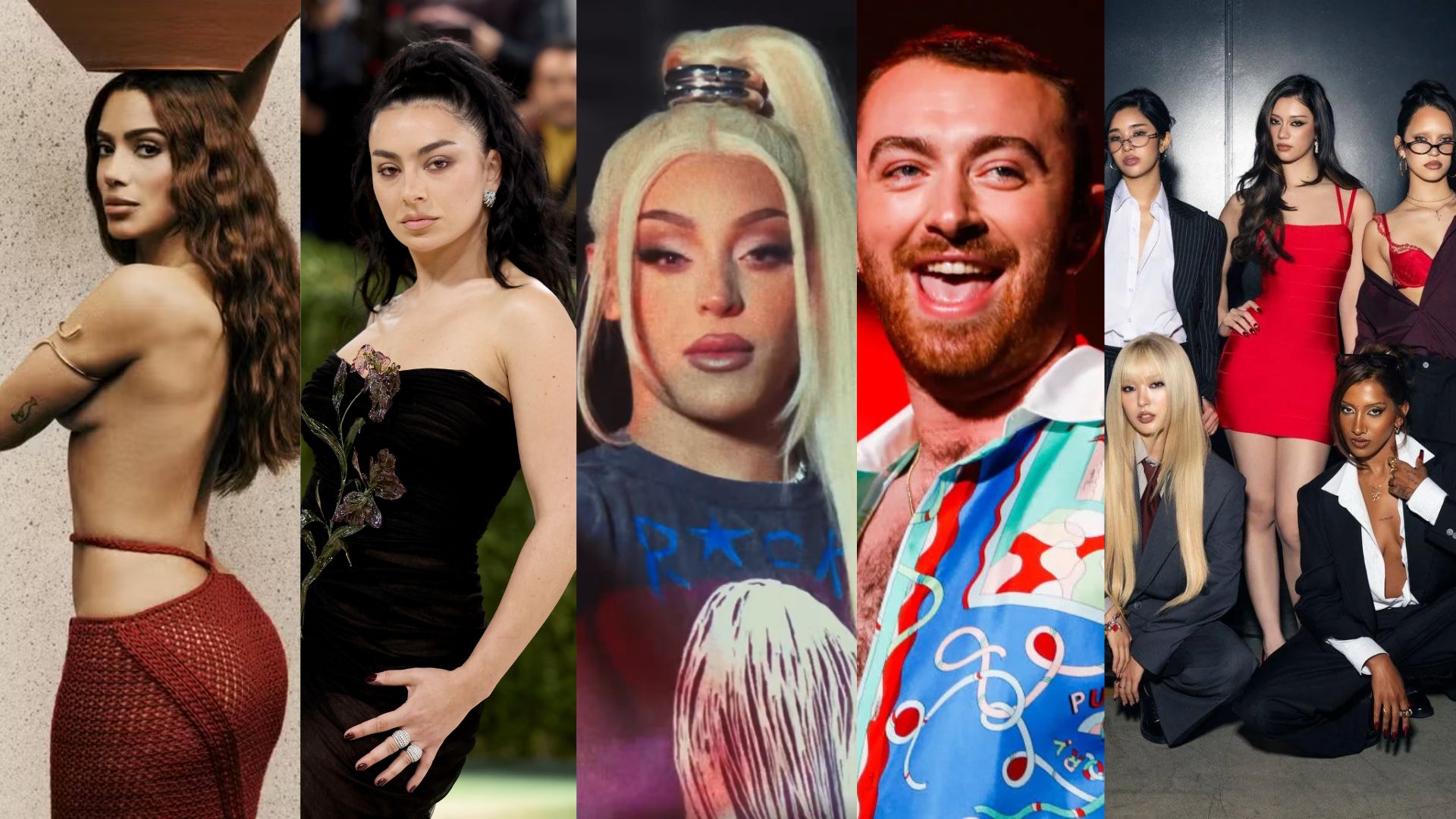 Lançamentos de Sexta: Hinários de Anitta e Charli XCX, e novos hits de Pabllo Vittar, Sam Smith e KATSEYE são destaques